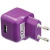 VALUELINE USB Wall Charger 5V 2.1A for Smartphones/Tablets Purple VLMP 11955U